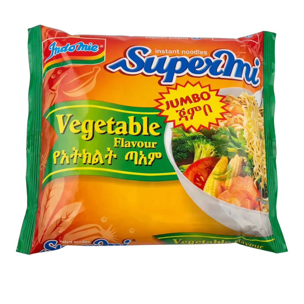 ሱፐርሚ ፈጣን ኑድል፣ የአትክልት ጣዕም (110 ግራም)