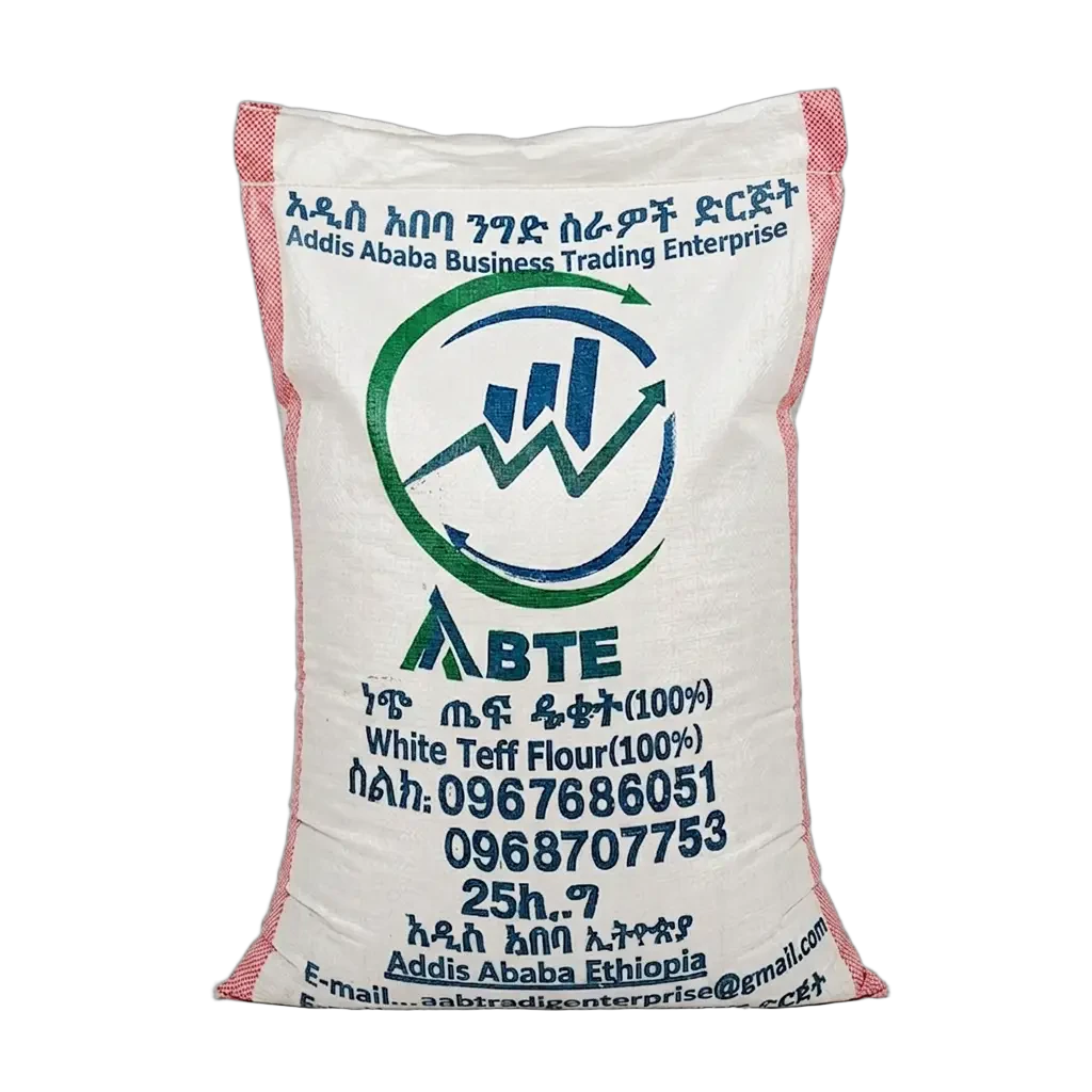 ነጭ ጤፍ ዱቄት 25ኪግ